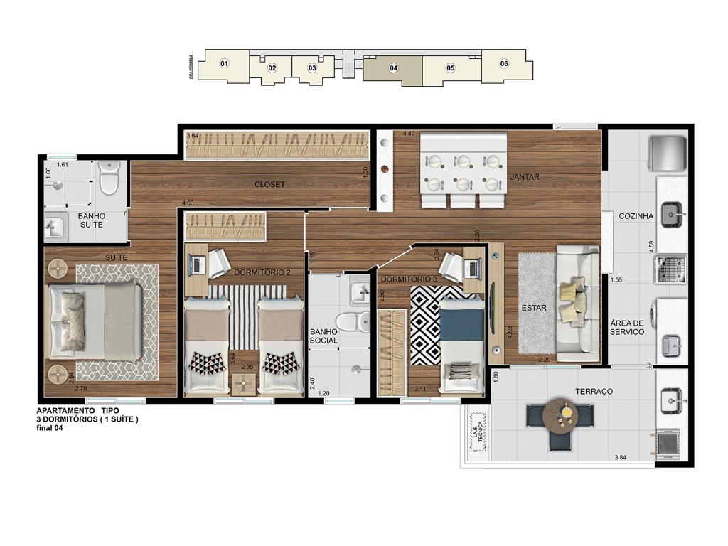 Final 4- 3 dorms
